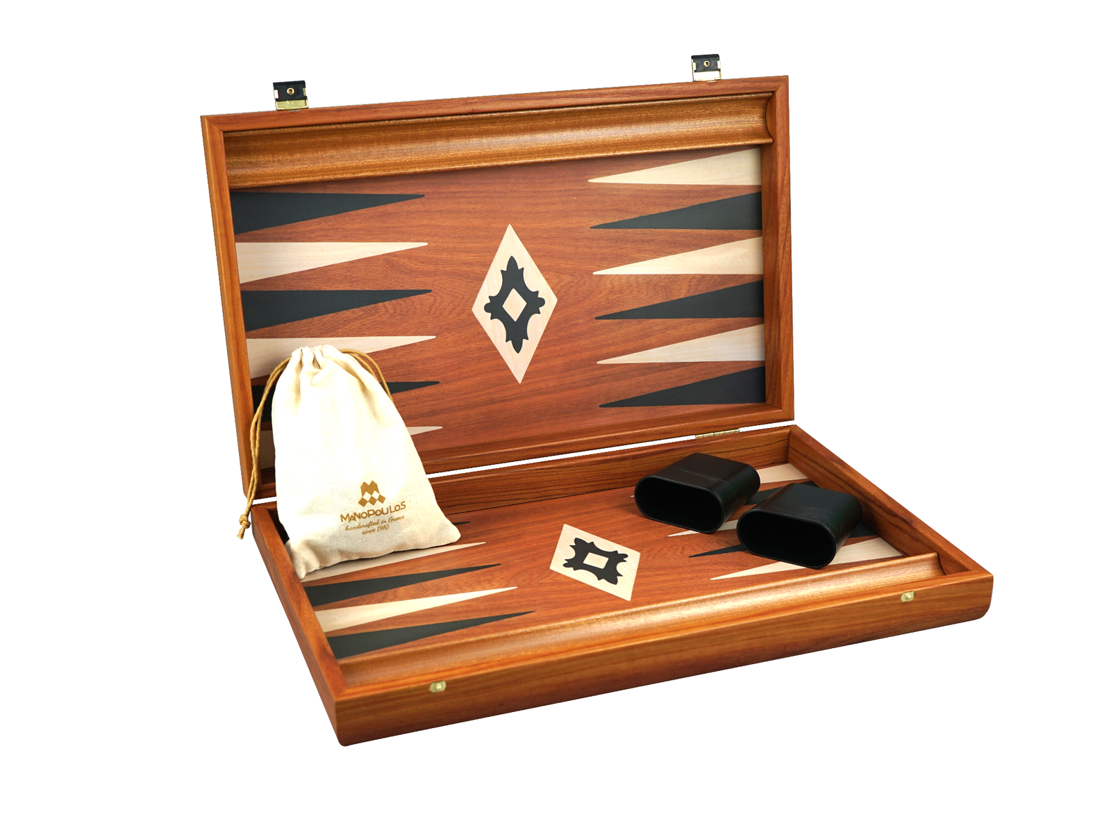 manopoulos mahogany backgammon set